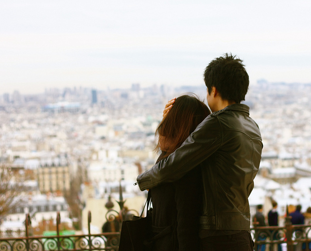 couple hug